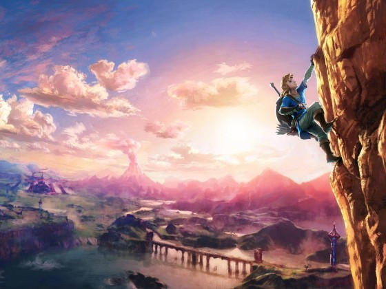 Link Climbing - The Legend of Zelda Wii U / NX